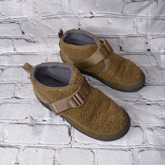 Chaco Ramble Fluff Big Kid Brown Bootie Size 4 - Picture 2 of 6